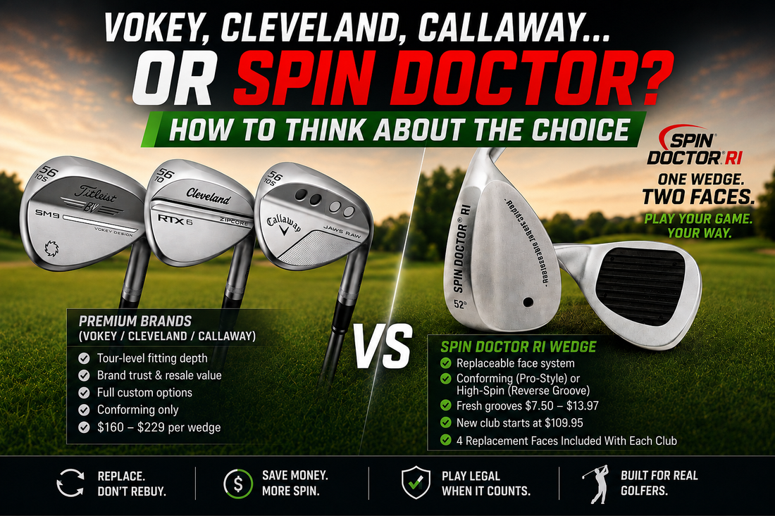 Vokey, Cleveland, Callaway… or Spin Doctor? How to Think About the Choice