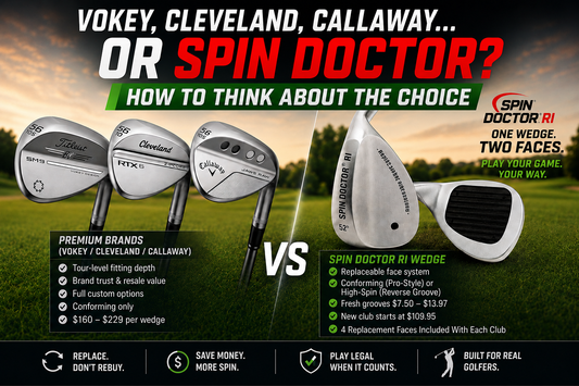 Vokey, Cleveland, Callaway… or Spin Doctor? How to Think About the Choice