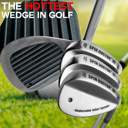 New Spin Doctor Golf Wedge 52°Pitching, 56°Sand, 60°Lob Wedges, Individual and sets- Right and Left